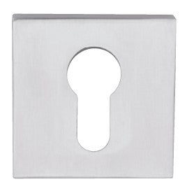 Cilinderrozet - vierkant - rvs