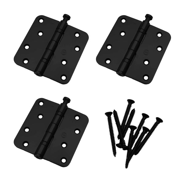 Scharnieren - 89 x 89mm - zwart - gekogellagerd