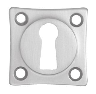 Sleutelrozet - vierkant - chroom mat