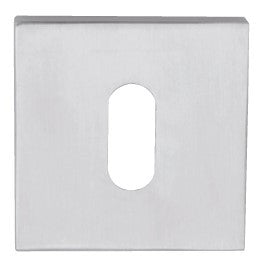 Sleutelrozet - vierkant - rvs