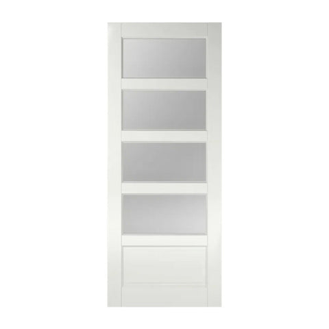 Binnendeuren met mat facet glas