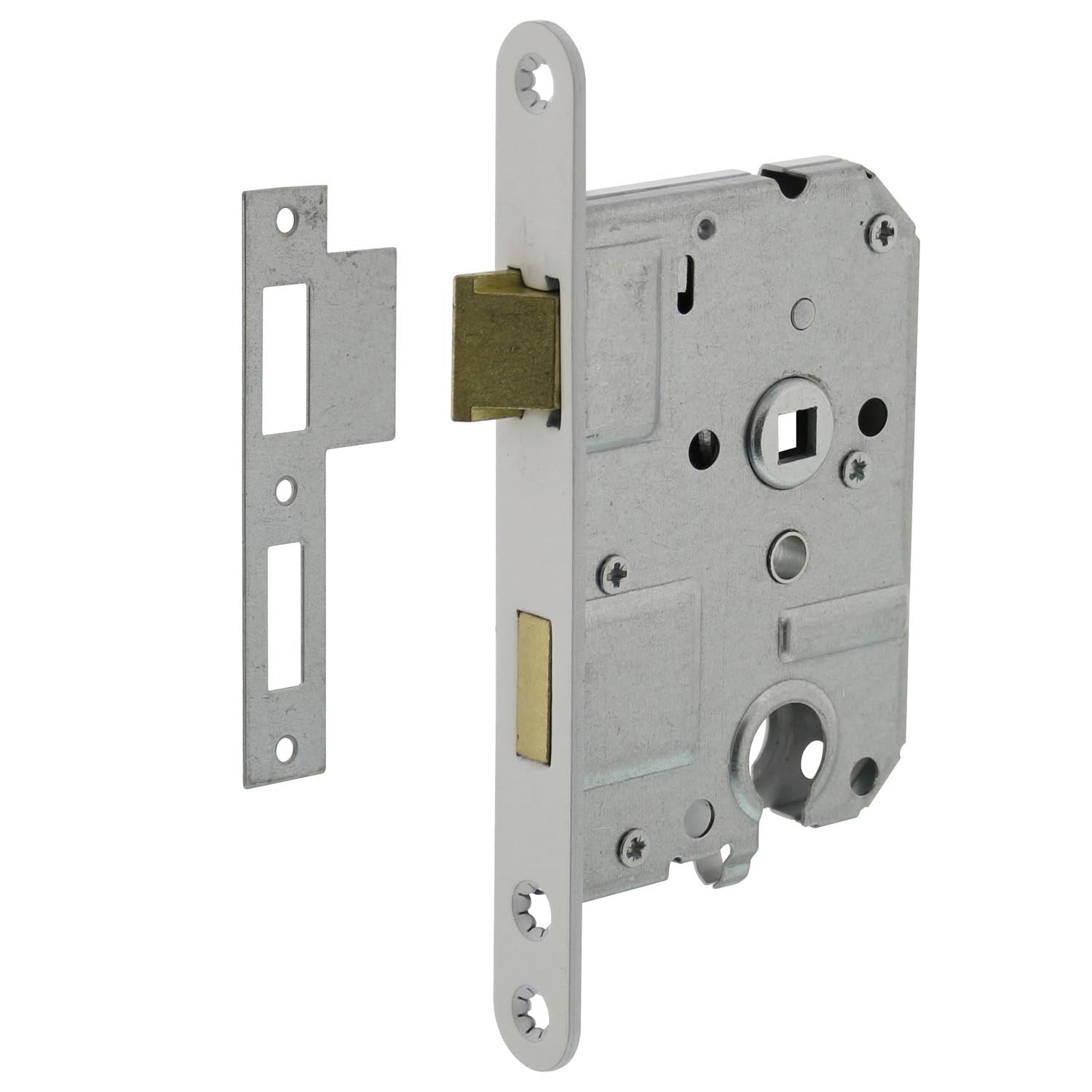 Dag/nachtslot cilinder Intersteel - wit