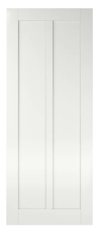Albo FI 2600 witte binnendeur - massieve deur, vlak paneel, haaks profiel