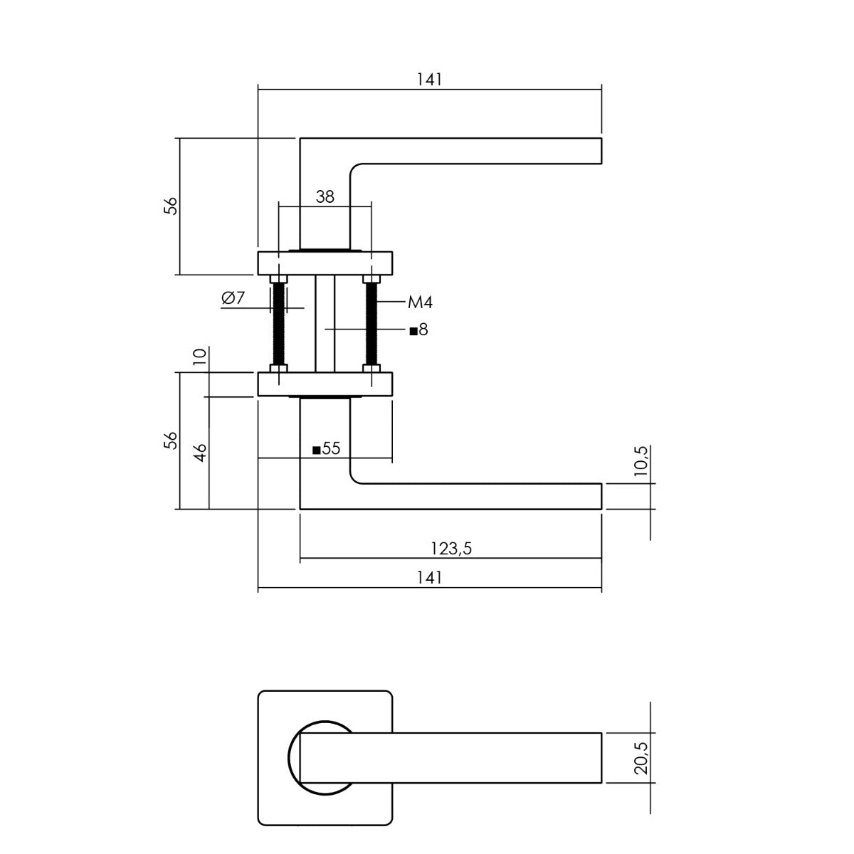 Intersteel Hera - zwart