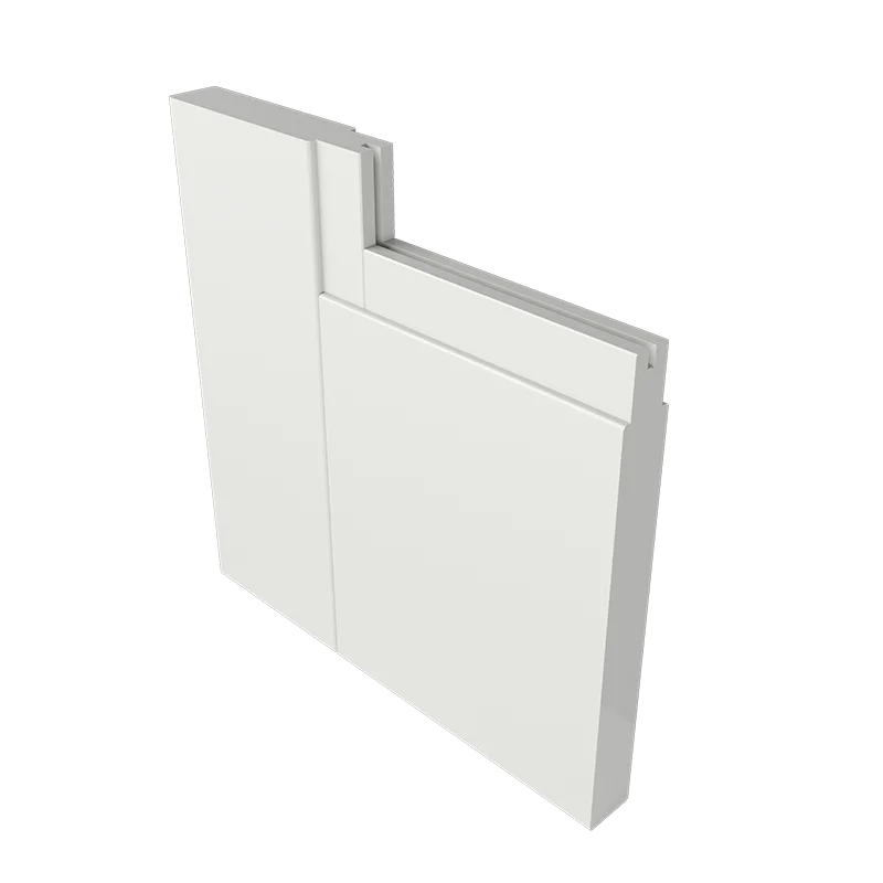 Albo IA serie witte binnendeur met mat glas - inloopdeur stijl, wit gegrond