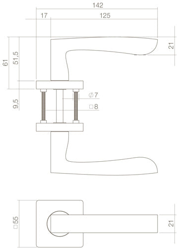 Intersteel Minos - zwart