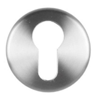 Cilinderrozet - chroom mat