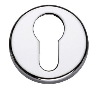 Cilinderrozet - nikkel glans