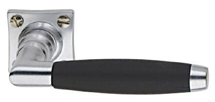 Deurklink - Ton op vierkant rozet - mat chroom