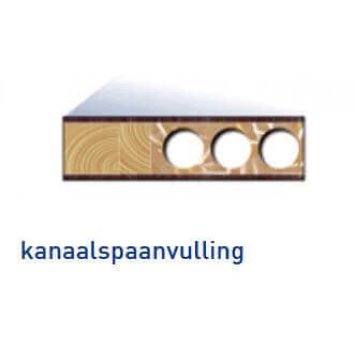 Vlakke stompe boarddeur - volspaan