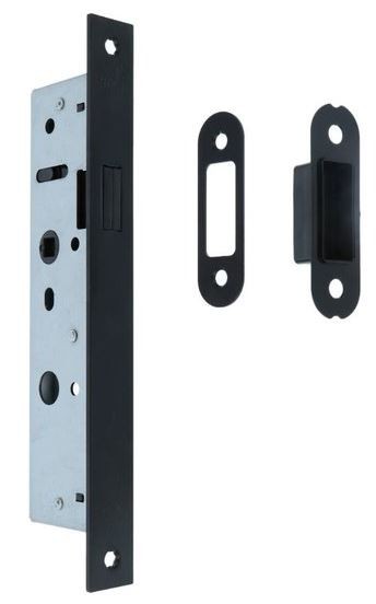 Magneetloopslot staallookdeur - zwart