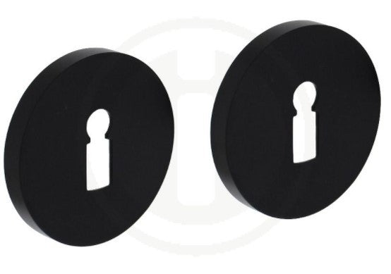 Sleutelrozet - rond - zwart