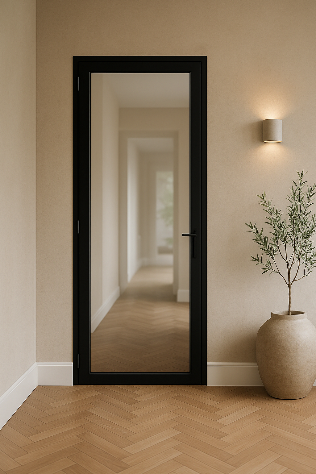 Skantrae SSL 4000 met blank glas - premium sfeerbeeld in moderne Nederlandse hal